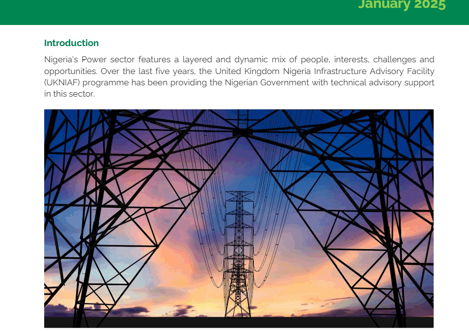Fixing the Nigerian Electricity Grid – Trends, Learnings and Recommendations