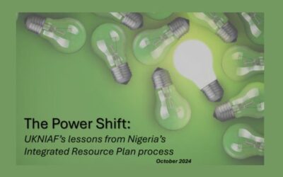 The Power Shift: UKNIAF’s lessons from Nigeria’s Integrated Resource Plan process